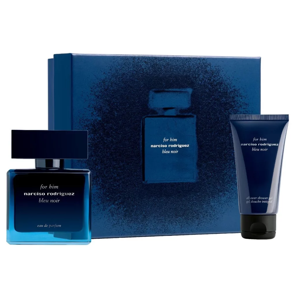 Luxe Gift Sets For Him 
-Narciso Rodriguez For Him Bleu Noir Gift Set (EDP 50 ML + All-Over Shower Gel 50 ML) - Parcos Luxezine