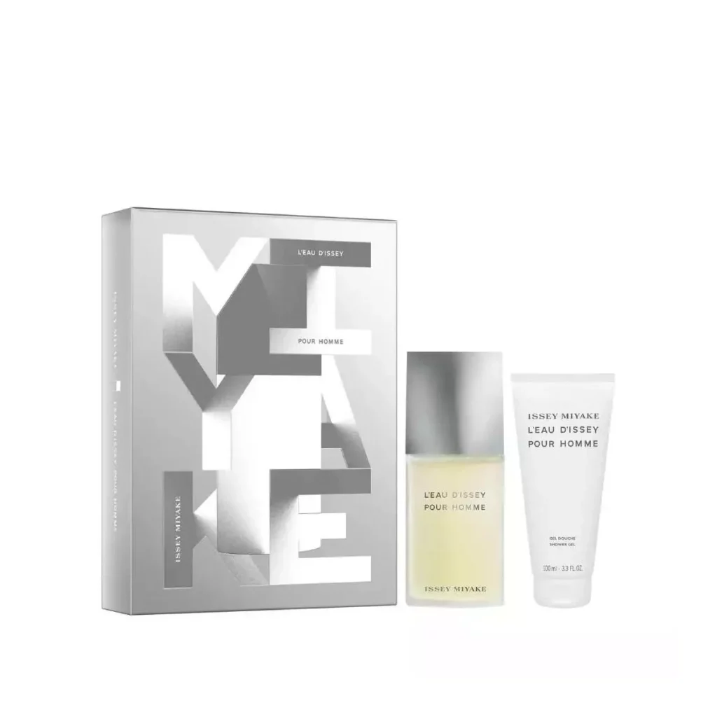 Luxe Gift Sets For Him - Issey Miyake L'Eau d'Issey pour Homme Gift Set (EDT 75 ML + Shower Gel 100 ML) - Parcos Luxezine